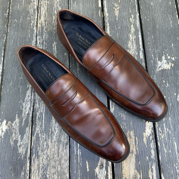 To Boot New York Adam Derrick Men’s Dress Shoes Loafers Size 9.6 Made in Italy - Picture 4 of 11